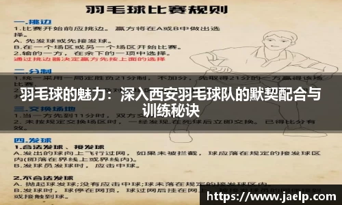 羽毛球的魅力：深入西安羽毛球队的默契配合与训练秘诀